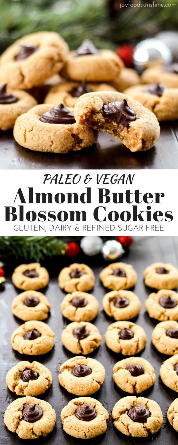 Almond Butter Blossom Cookies