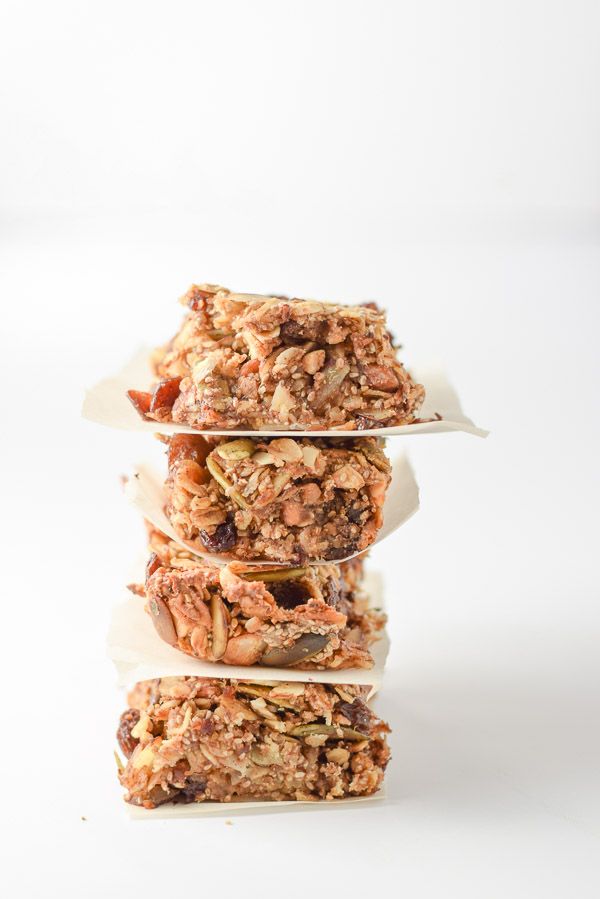 Almond Butter Nutty Granola Bars