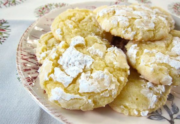 Almond Cream Cheese Crinkles