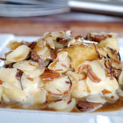 Amaretto Bread Pudding