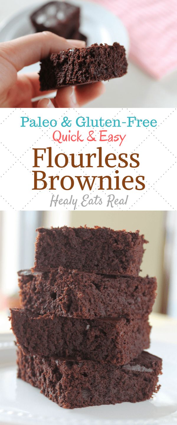 Amazing Healthy Flourless Brownies