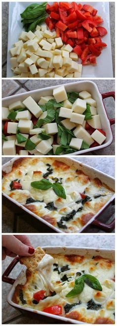 Amazing Hot Caprese Dip