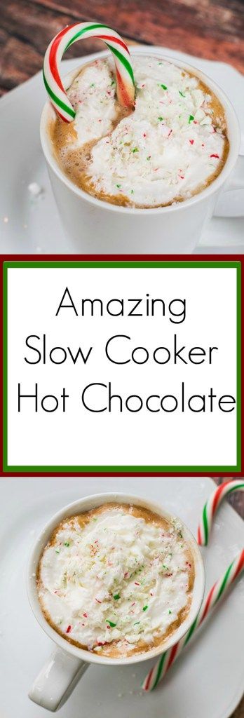 Amazing Slow cooker Hot Chocolate