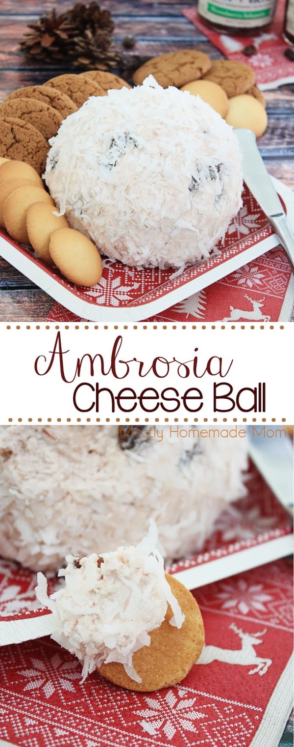 Ambrosia Cheese Ball