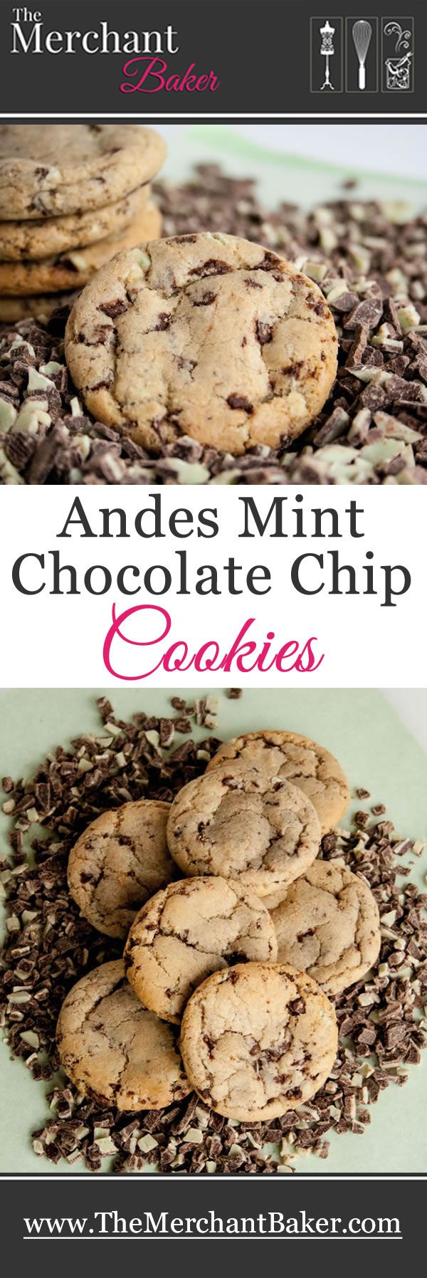 Andes Mint Chocolate Chip Cookies