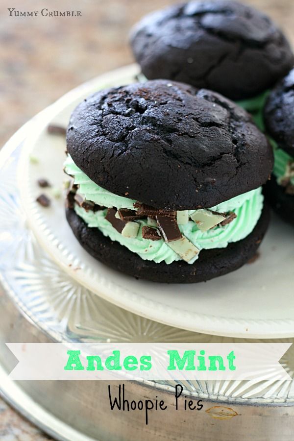 Andes Mint Whoopie Pies