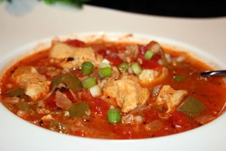 Andy's South-West Chicken Soup (Atkins-Low Carb