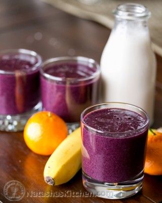 Antioxidant Rich Blueberry Smoothie