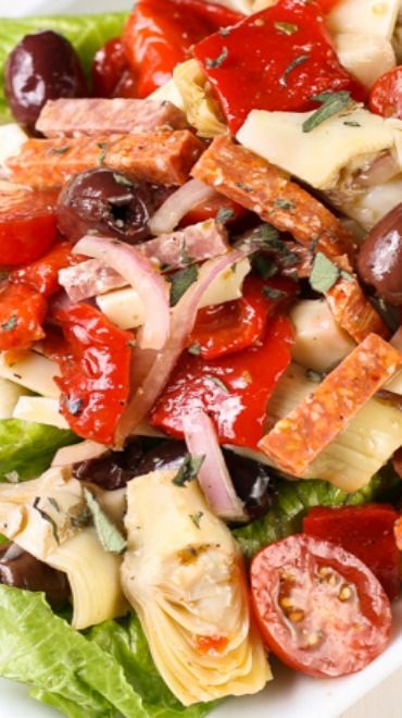 Antipasto Salad with Red Wine Vinaigrette