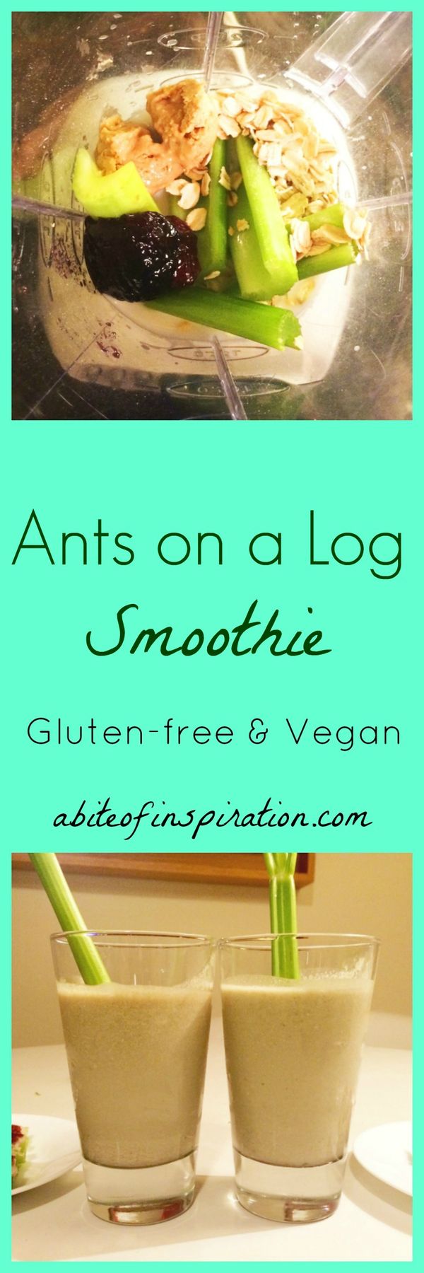 Ants on a Log Smoothie