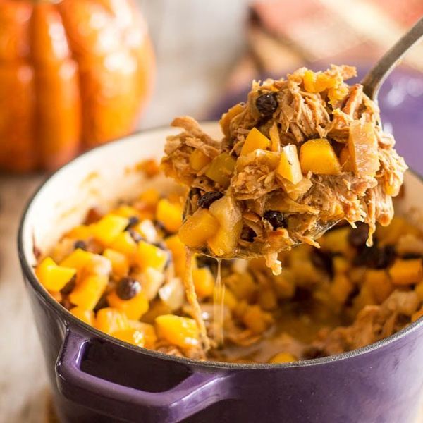 Apple & Butternut Squash Pulled Pork Casserole