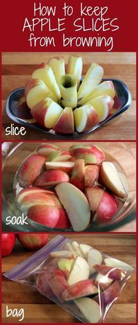 Apple & Pear Slices That Don't Brown