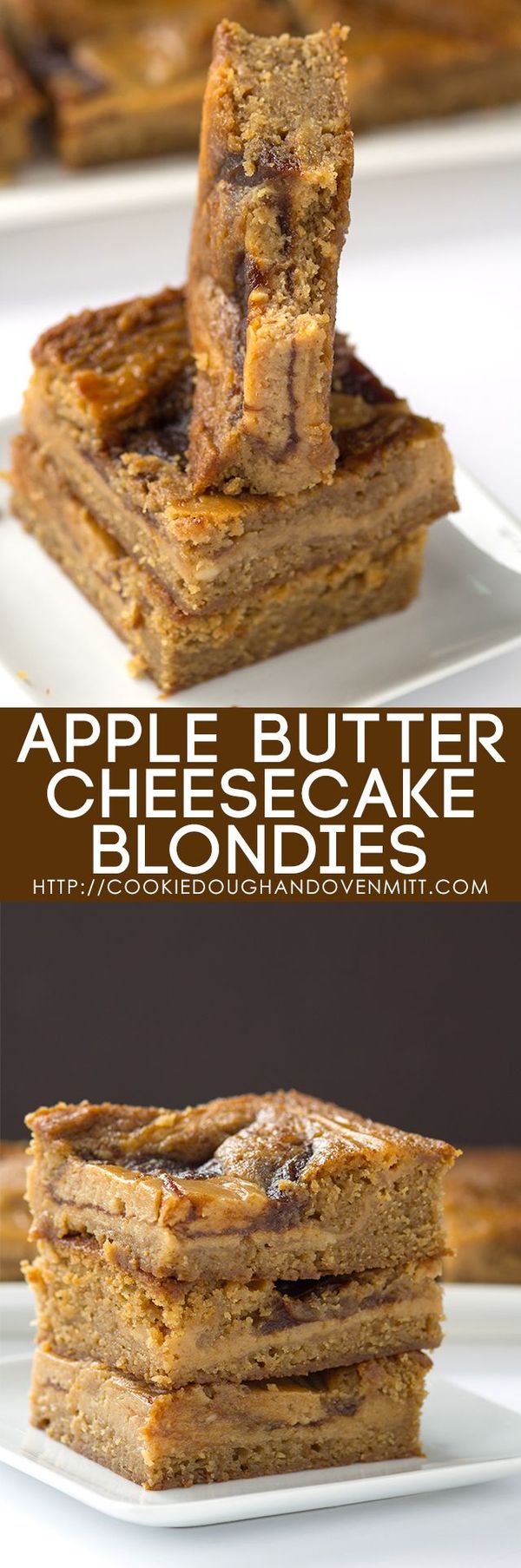 Apple Butter Cheesecake Blondies