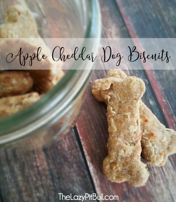 Apple Cheddar Dog Biscuits