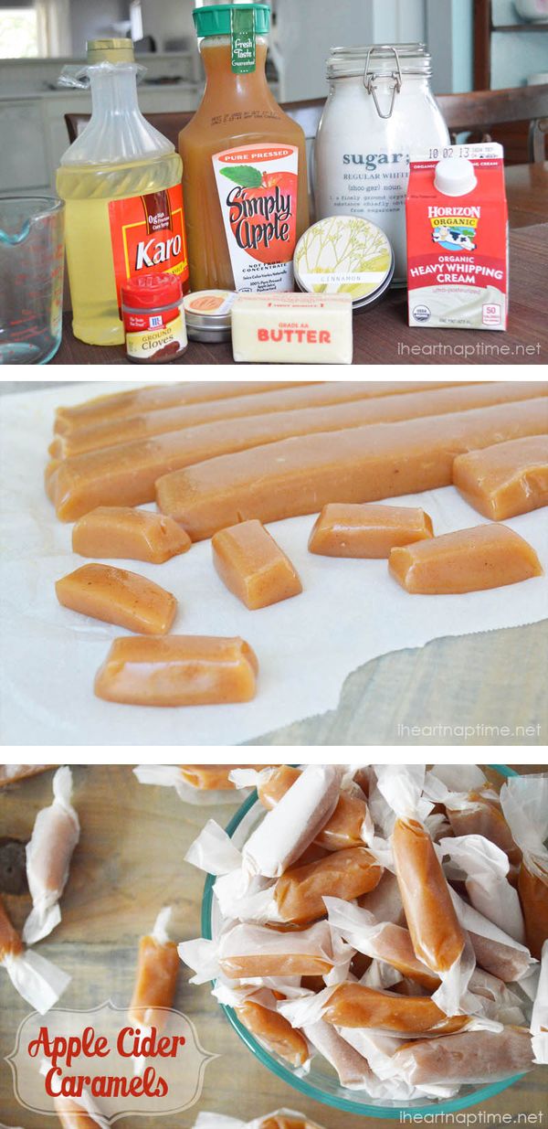 Apple Cider Caramels