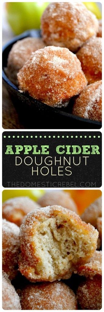 Apple Cider Donut Holes