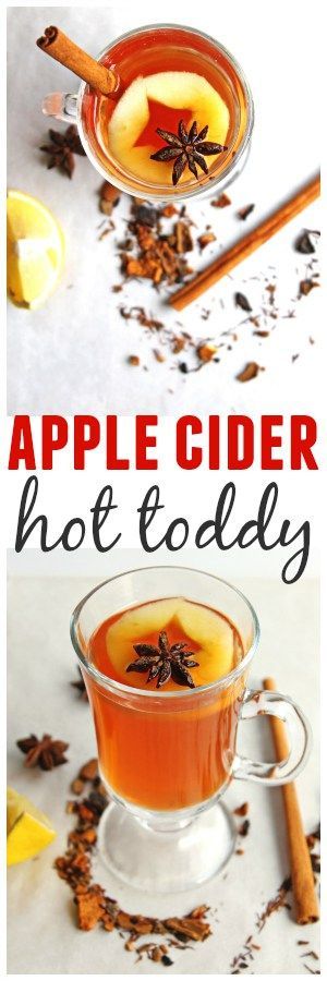 Apple cider hot toddy