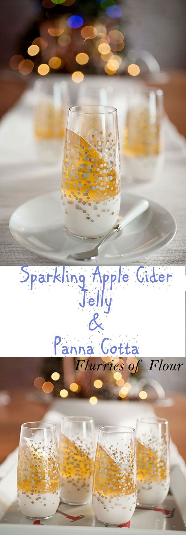 Apple Cider Jelly and Panna Cotta