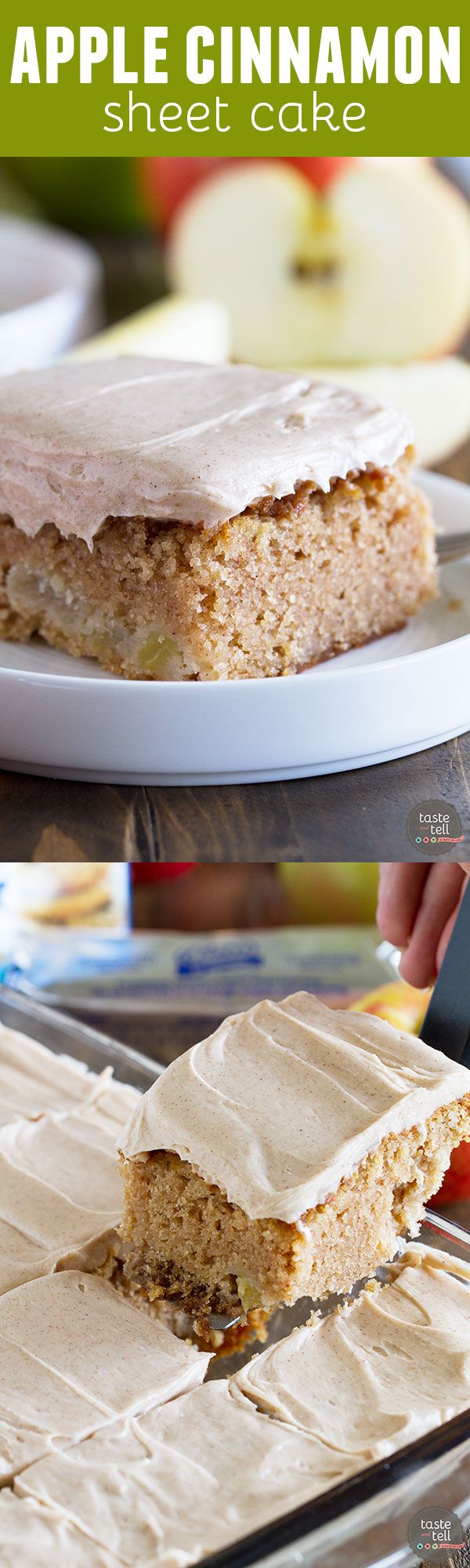 Apple Cinnamon Sheet Cake