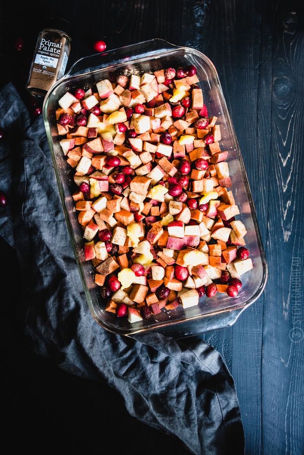 Apple Cranberry Sweet Potato Bake