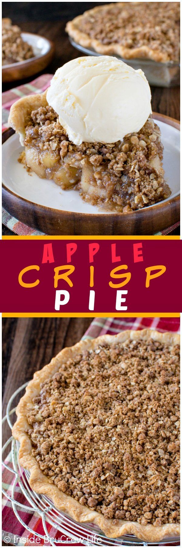 Apple Crisp Pie