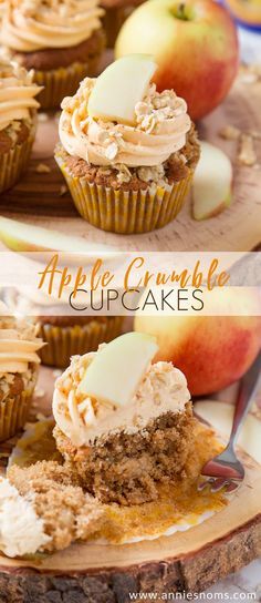 Apple Crumble Cupcakes