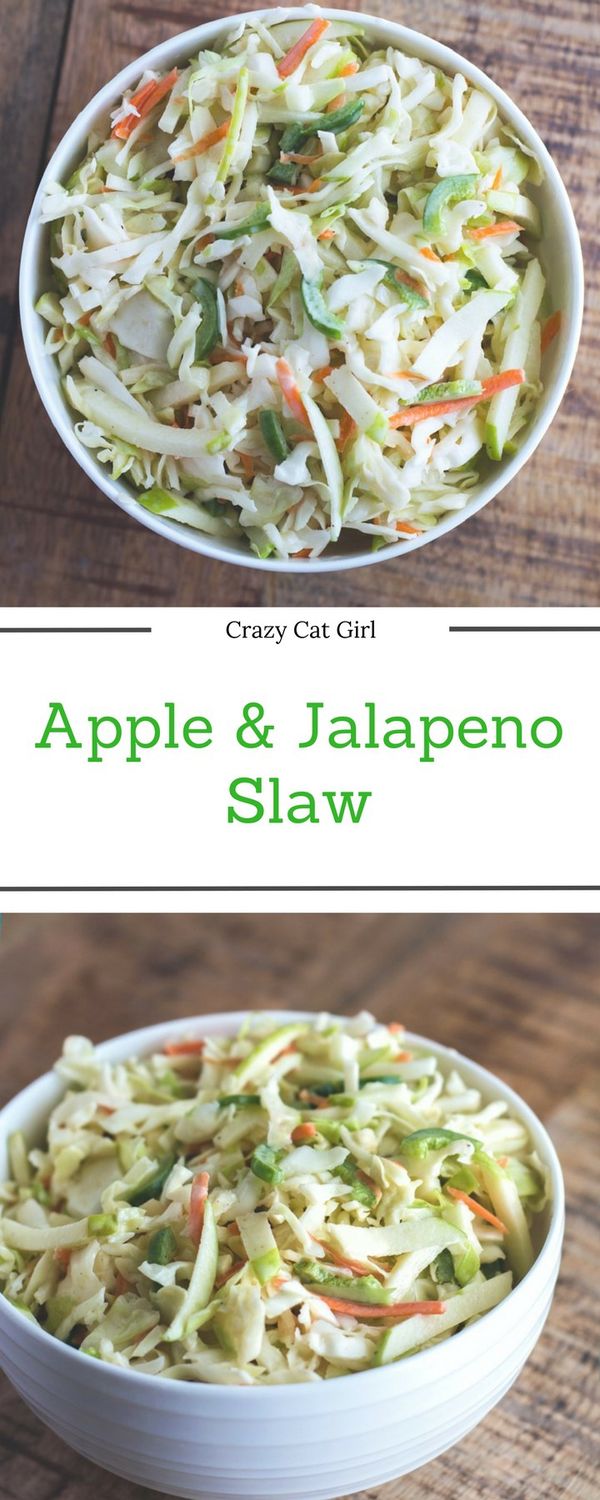 Apple Jalapeno Slaw