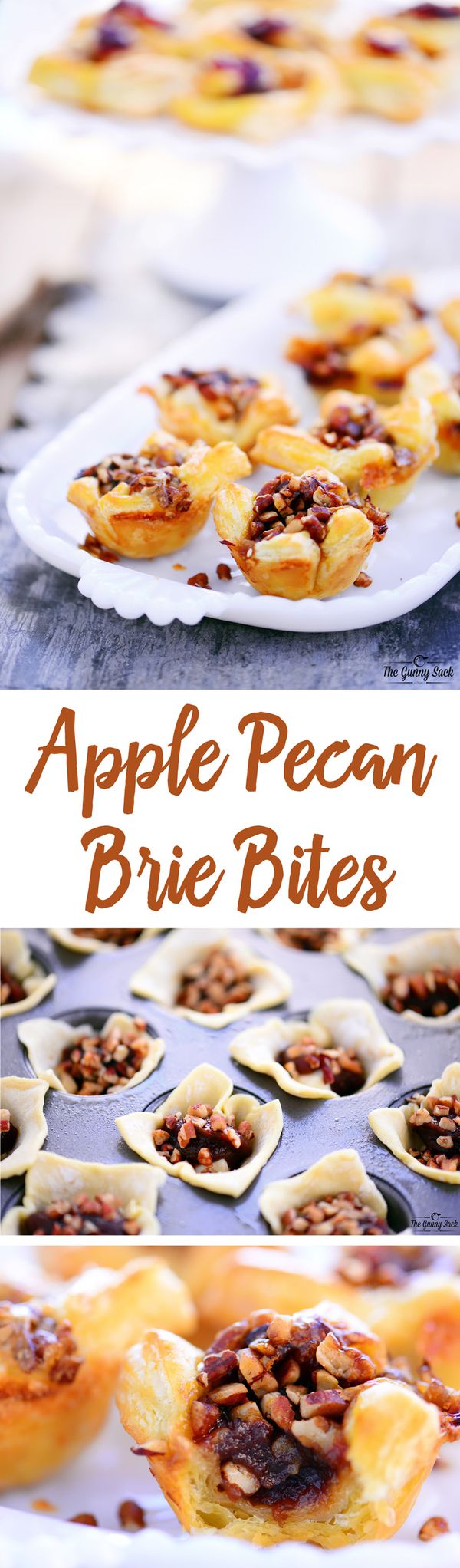 Apple Pecan Brie Bites