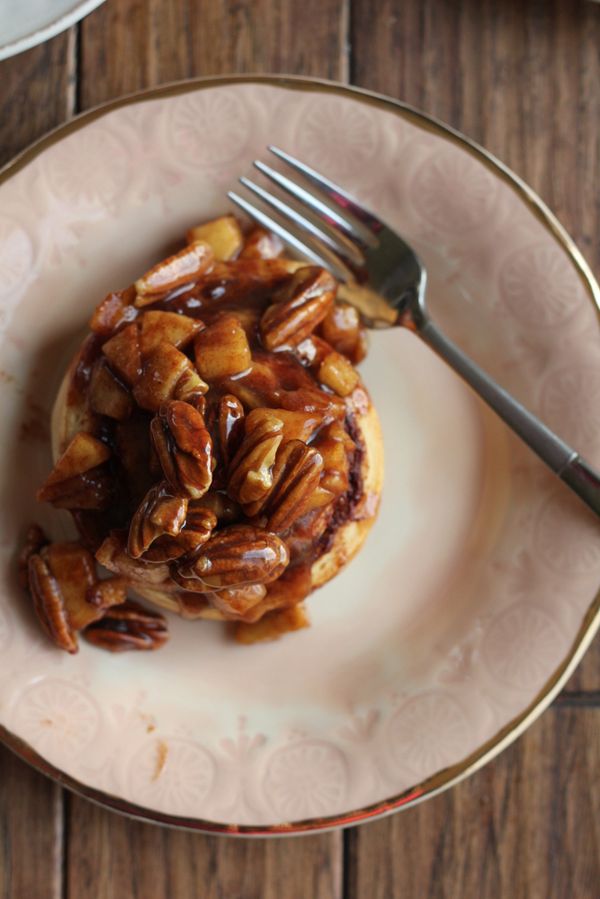 Apple Pecan Cinnamon Rolls