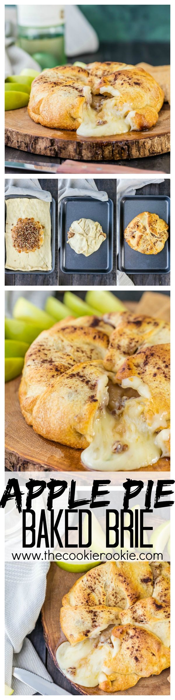 Apple Pie Baked Brie