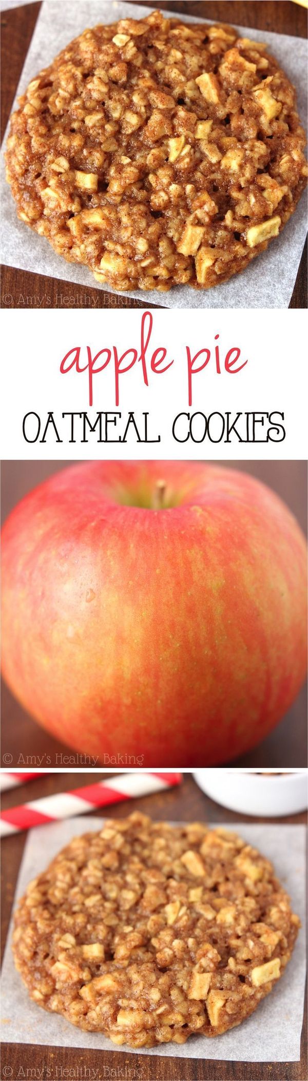 Apple Pie Oatmeal Cookies