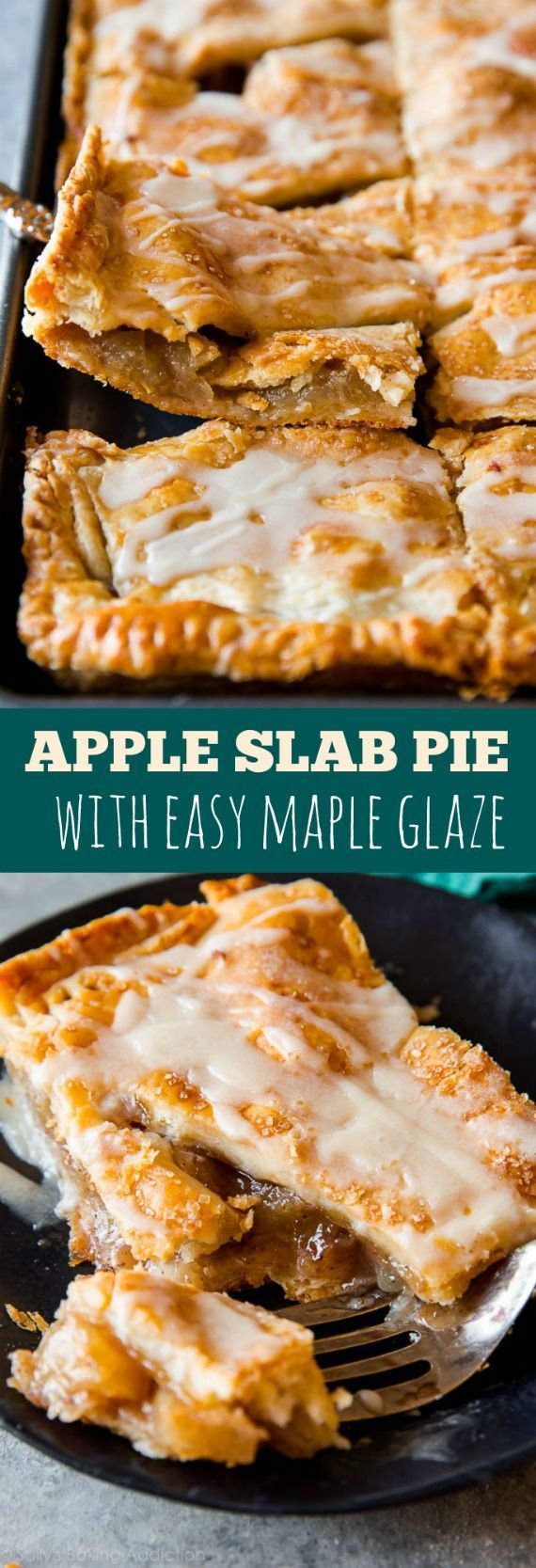 Apple Slab Pie with Maple Icing