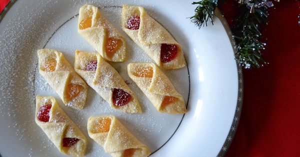 Apricot & Cherry Christmas Cookies, sugar free