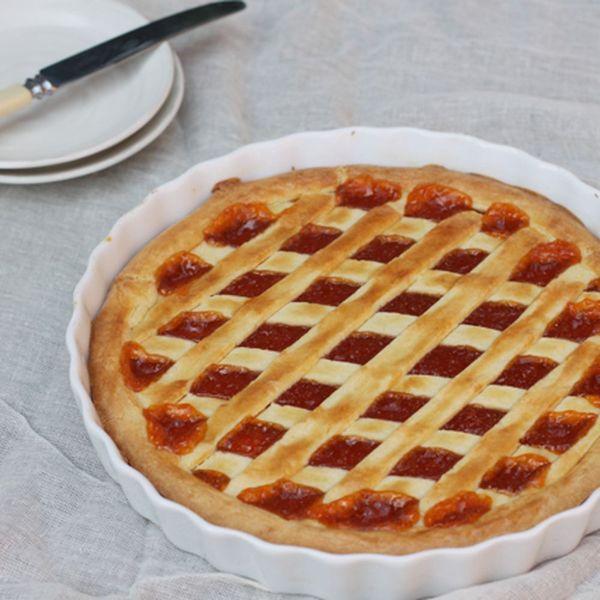 Apricot Jam Crostata (Crostata di Marmellata