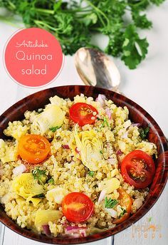 Artichoke Quinoa Salad