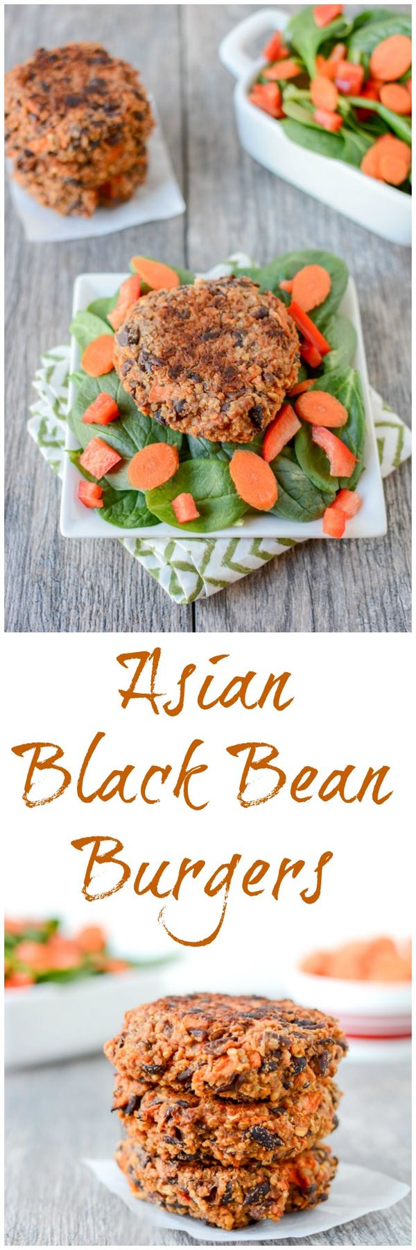 Asian Black Bean Burgers