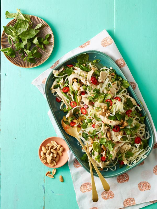 Asian Chicken & Herb Salad