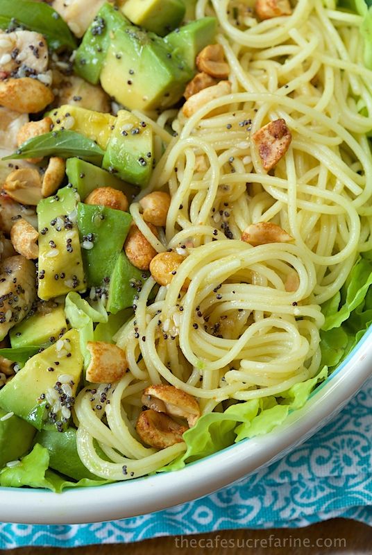 Asian Chicken and Coconut Curry Noodle Salad