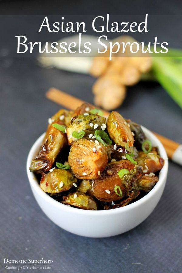 Asian Glazed Brussels Sprouts