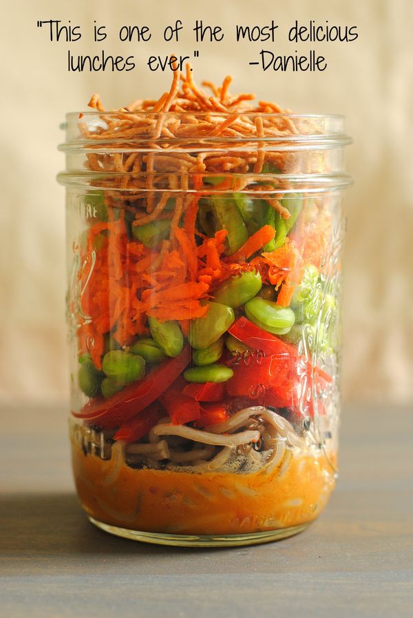 Asian Noodle Salad Jars