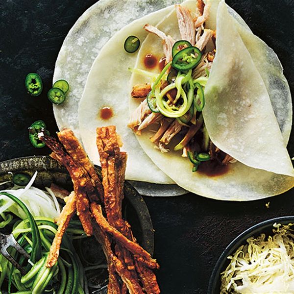 Asian-Style Pork Belly Pancakes