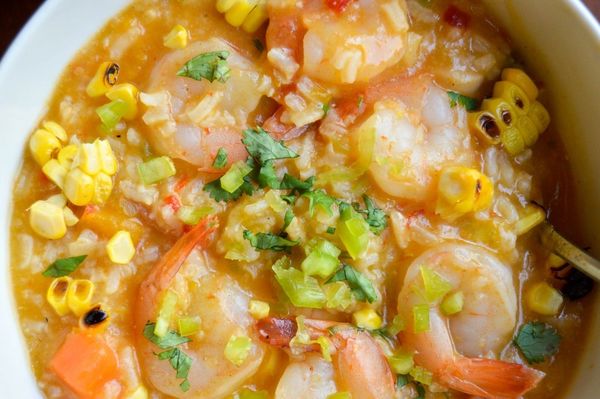 Asopao de Camarones (Shrimp & Rice Stew