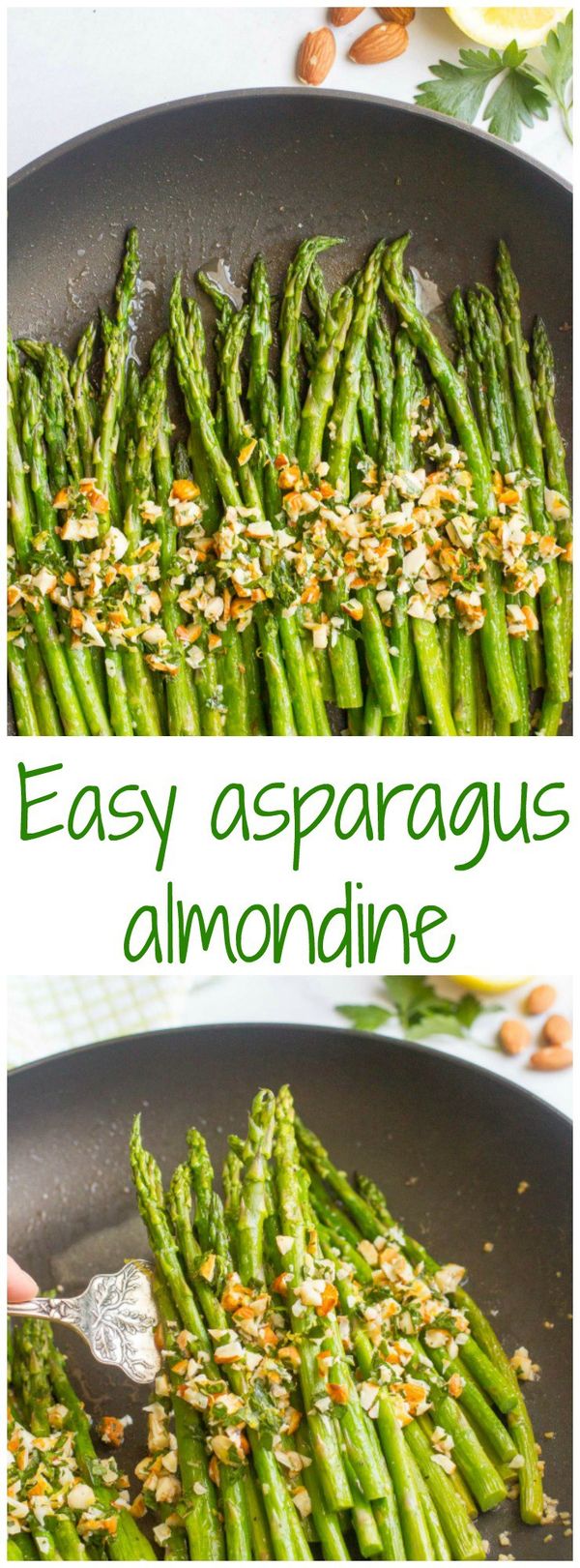 Asparagus almondine