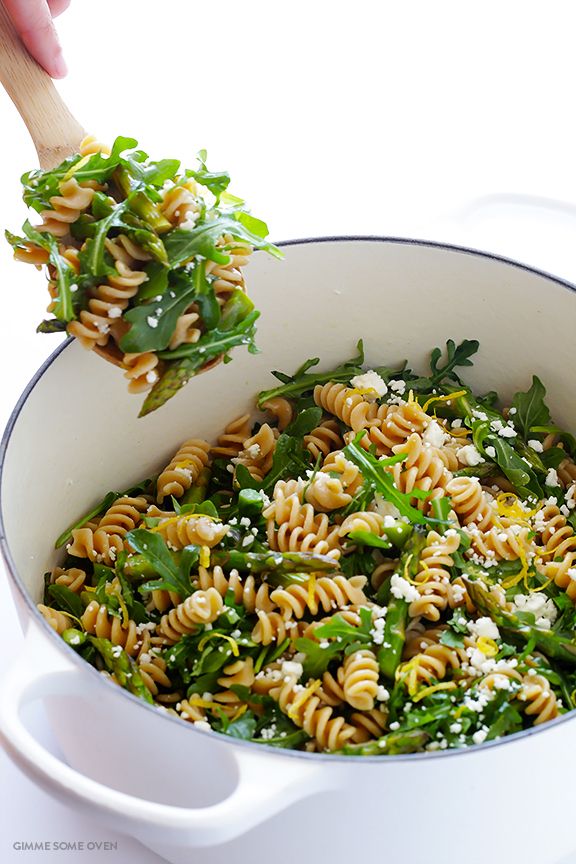 Asparagus and Arugula Pasta Salad