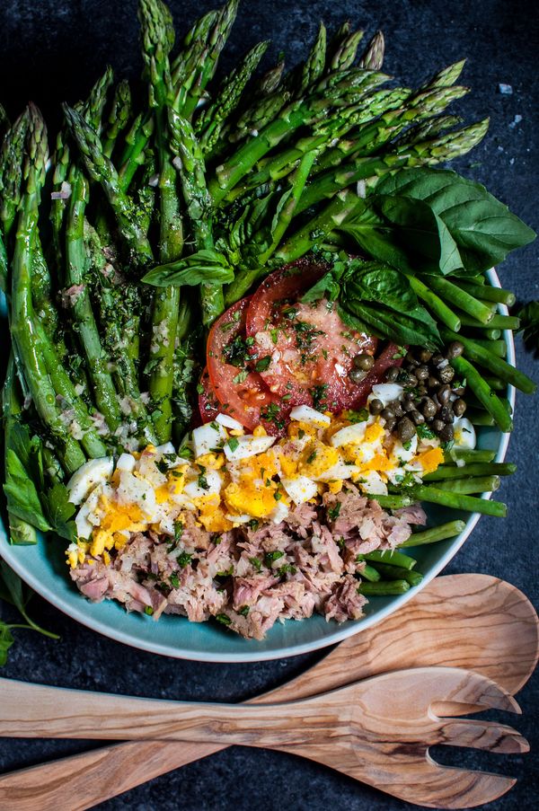 Asparagus and Green Bean Salad