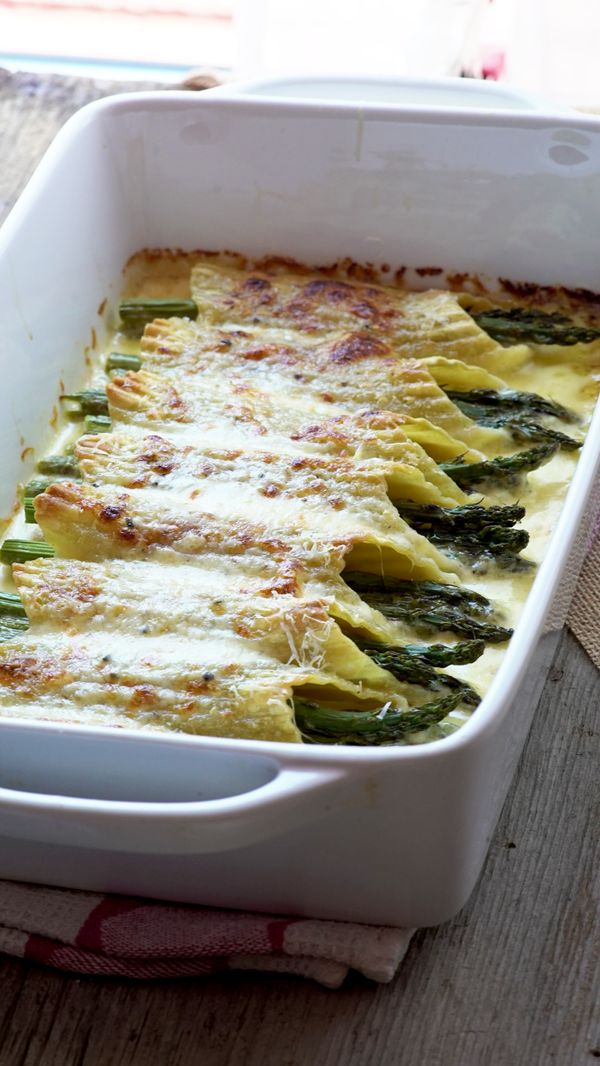 Asparagus Manicotti