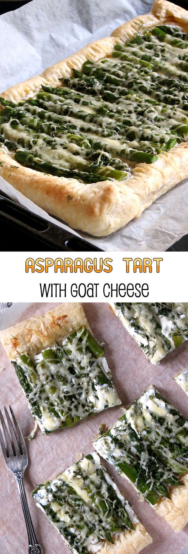 Asparagus Tart With Goat Cheese