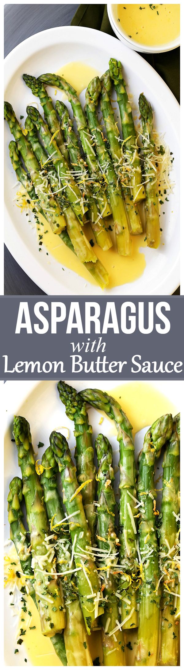 Asparagus with Lemon Butter Sauce