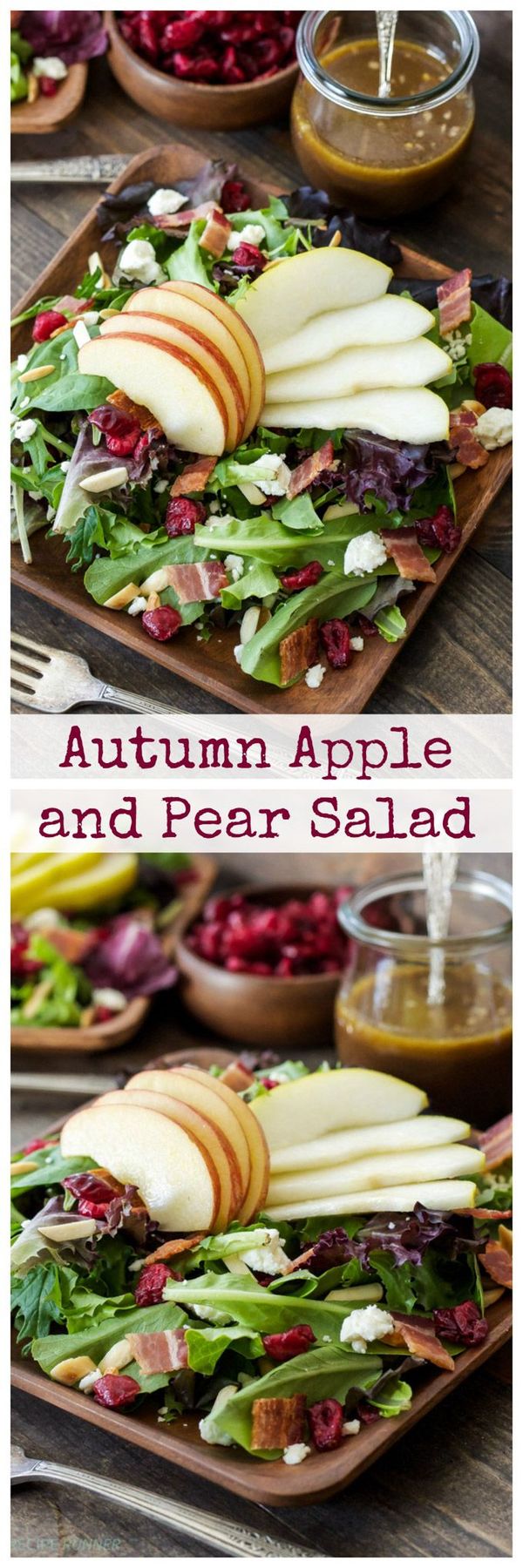 Autumn Apple and Pear Salad