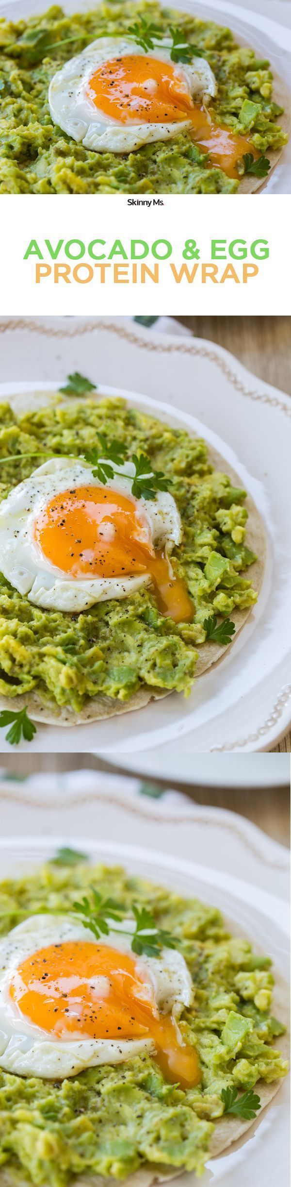 Avocado & Egg Protein Wrap